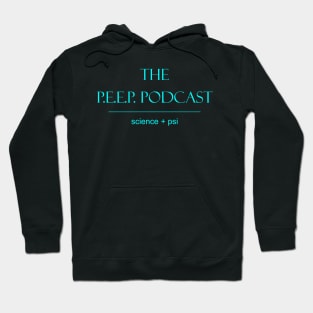 P.E.E.P. Podcast Science + Psi aqua logo Hoodie